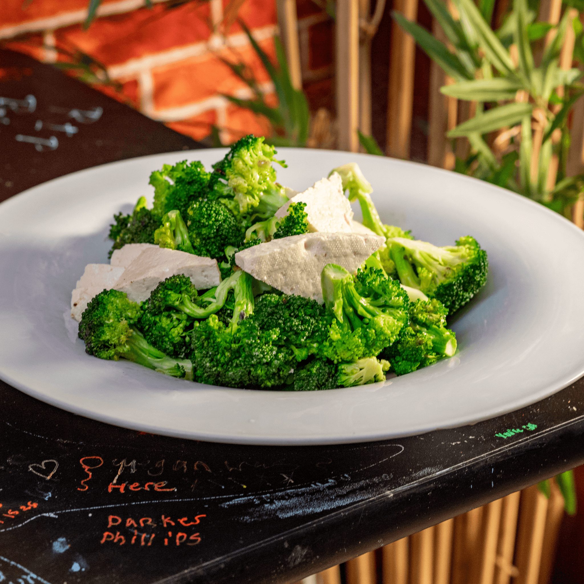 V2. Broccoli Tofu - 芥兰豆腐.