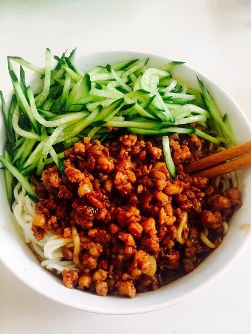 N11. Fried Bean Paste Noodles - 炸酱面.
