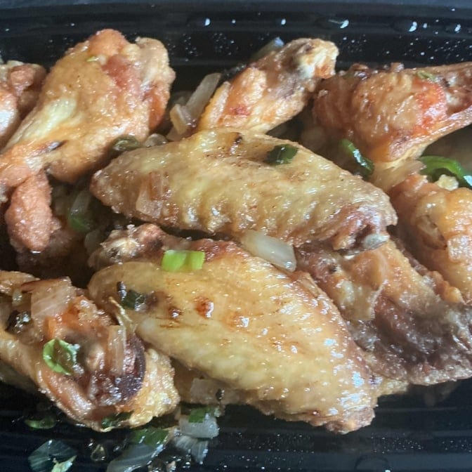 A12. Chicken Wings (10) - 炸鸡翅 (10).