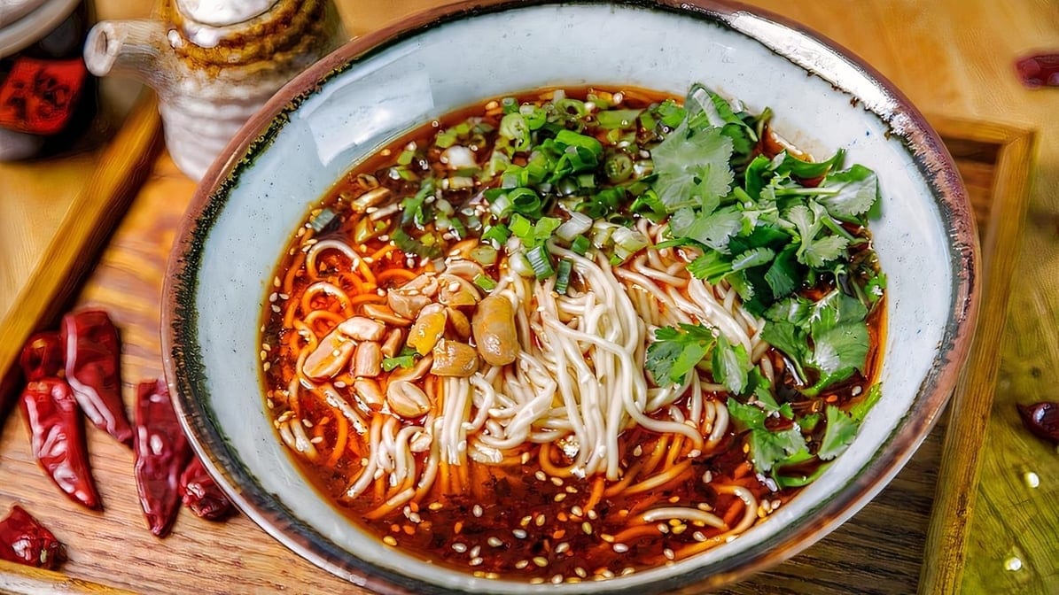 N13. Chongqing Noodles - 重庆小面 (宽面).