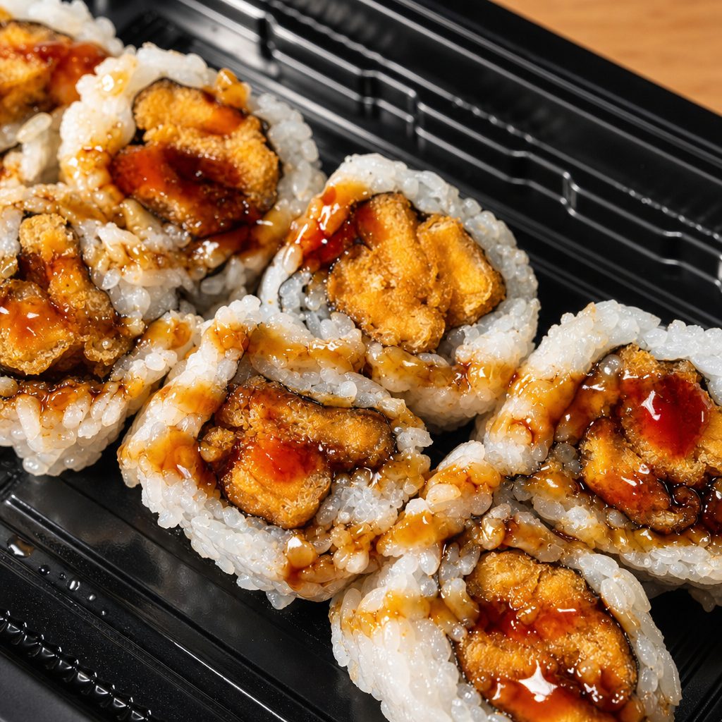 S38. Sweet Potato Tempura Roll.