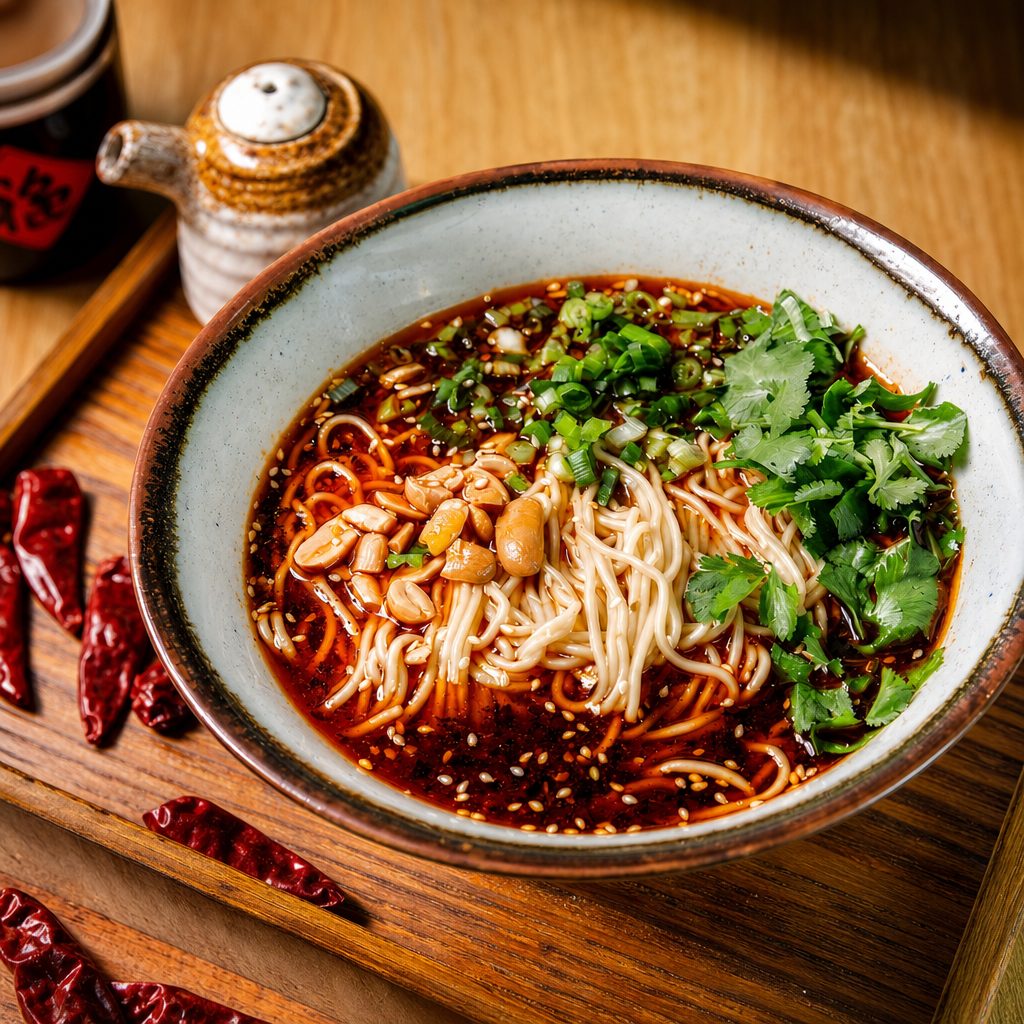 N13. Chongqing Noodles - 重庆小面 (宽面).