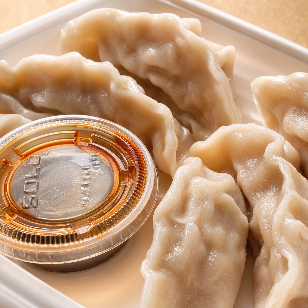 A1. Steamed Dumpling (8) - 水饺 (8).