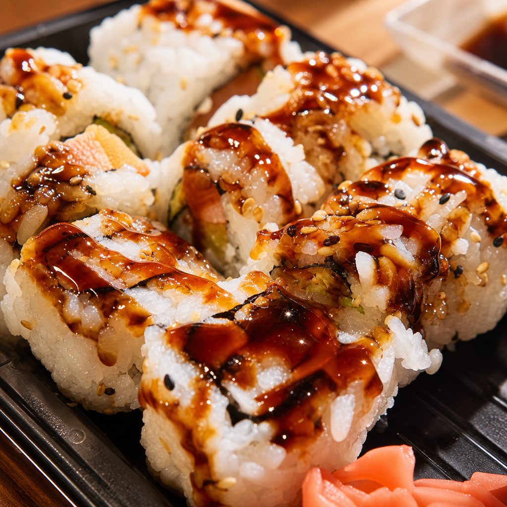S34. Shrimp Tempura Roll.