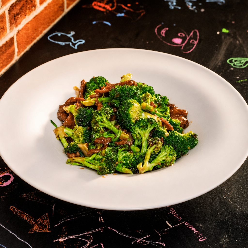 C16. Beef Broccoli - 芥兰牛.