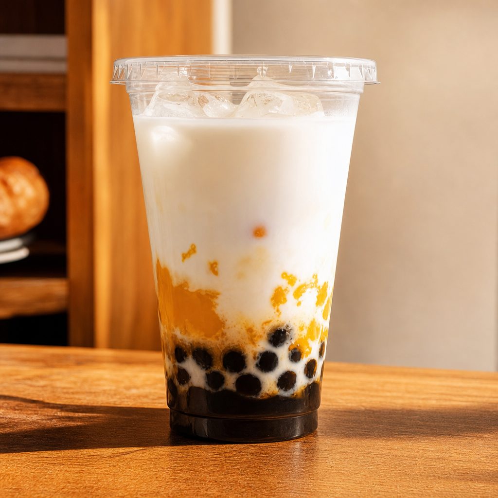 Mango Bubble Milk.
