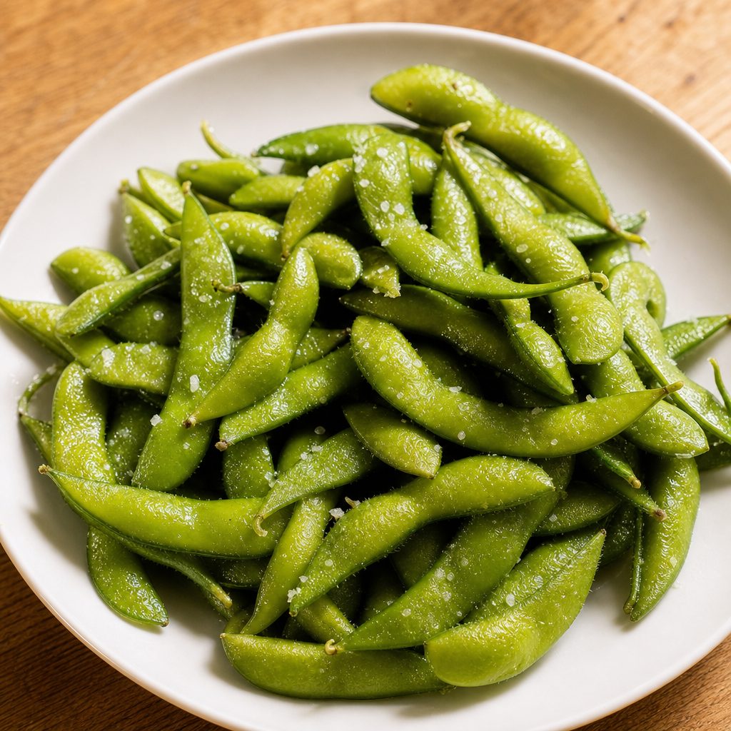 A2. Edamame Steamed Soy Beans.