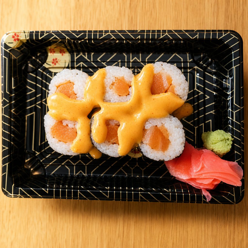 S30. Spicy Salmon Roll.
